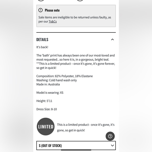 BlackMilk teal bath leggings - Picture 4 of 4